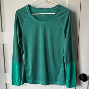Zella Teal Long Sleeve Top